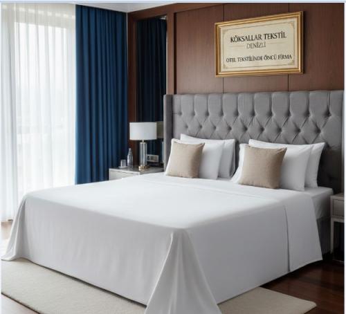 Otel çarşafı Tek kişilik 200x280cm 59 pamuk polyester tel akfil kumaş